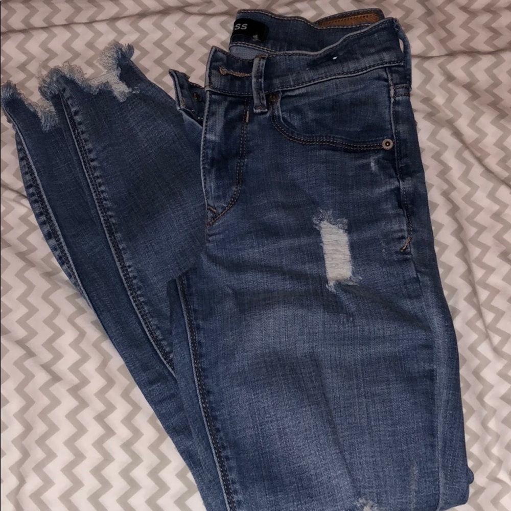 Express distressed jeans